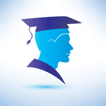 Illustrated profile of male nurse